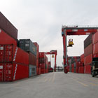 transport container handling